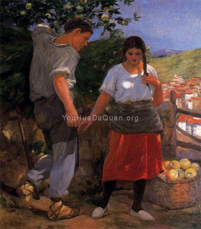 Idilio (o idilio vasco) - 伊格纳西奥·狄亚兹·奥拉诺